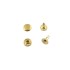 Single cap rivet 6mm (Brass, Steel)