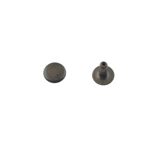 Single cap rivet 7mm (Antique, Steel)