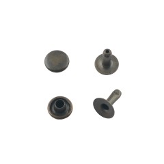 Single cap rivet 7mm (Antique, Steel)
