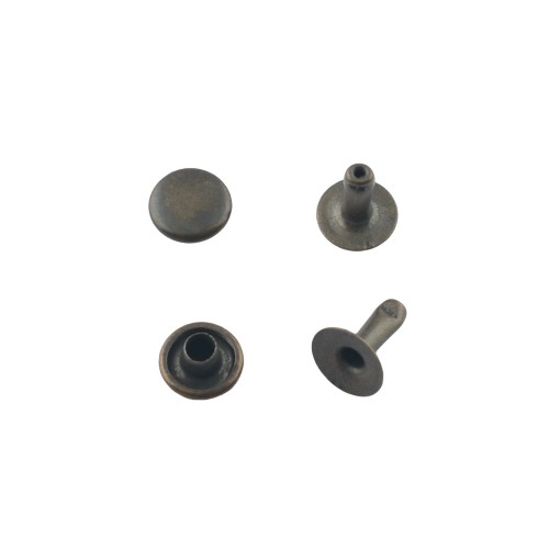 Single cap rivet 7mm (Antique, Steel)