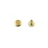 Single cap rivet 7mm (Brass, Steel)