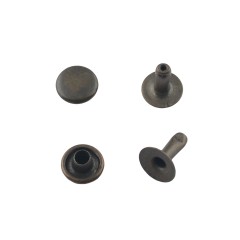Single cap rivet 9mm (Antique, Stainless)