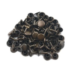 Single cap rivet 9mm (Antique, Stainless)