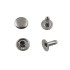Single cap rivet 9mm (Black Nickel, Stainless)