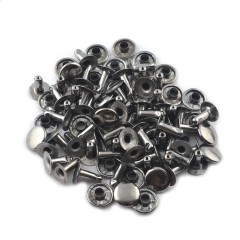 Single cap rivet 9mm (Black Nickel, Stainless)