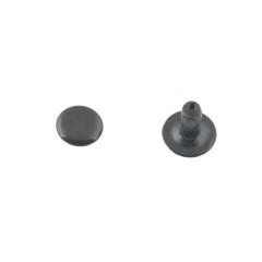 Single cap rivet 9mm (Black Oxide, Stainless)