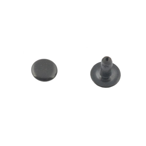 Single cap rivet 9mm (Black Oxide, Stainless)