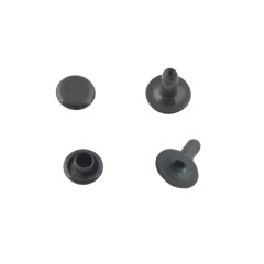 Single cap rivet 9mm (Black Oxide, Stainless)