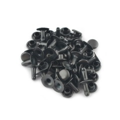 Single cap rivet 9mm (Black Oxide, Stainless)