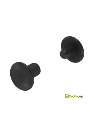 Винт ременной BG-7700 6мм (чёрный, полукруглый)