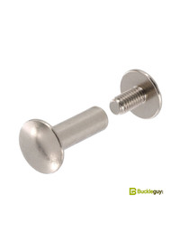 Винт ременной BG-7700 16мм (никель, полукруглый)