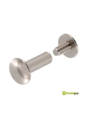 Винт ременной BG-7700 16мм (никель, полукруглый)