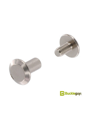 Винт ременной BG-7705 10мм (никель, плоский)