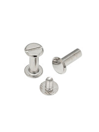 Винт ременной LB 15мм (никель, плоский)