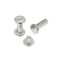 Chicago Screw LB 15mm (Nickel, Flat)