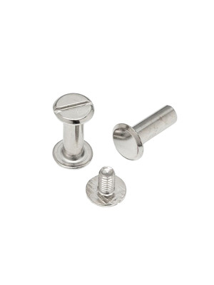 Винт ременной LB 15мм (никель, плоский)
