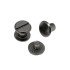 Chicago Screw LB 6mm (Black Nickel, Flat)