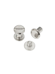 Винт ременной LB 8мм (никель, плоский)