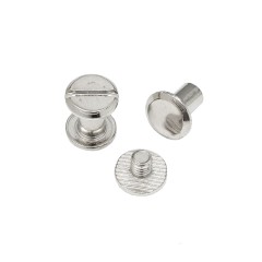 Chicago Screw LB 8mm (Nickel, Flat)