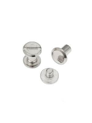 Винт ременной LB 8мм (никель, плоский)