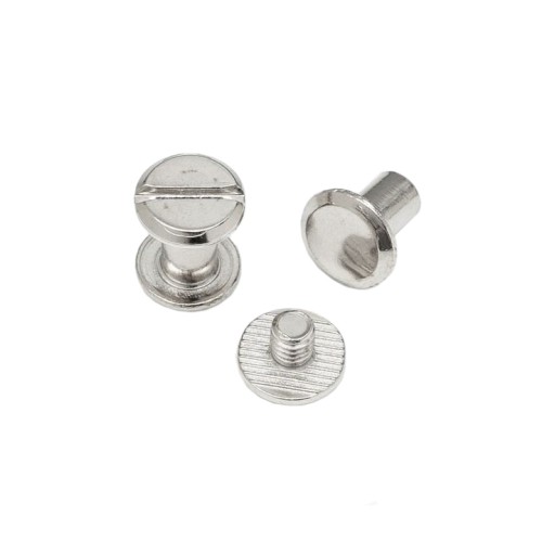 Chicago Screw LB 8mm (Nickel, Flat)