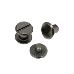 Chicago Screw LS 10mm (Black Nickel, Flat)