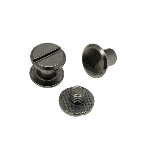 Chicago Screw LS 10mm (Black Nickel, Flat)