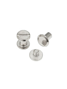 Винт ременной LS 8мм (никель, плоский)