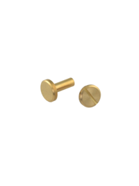 Винт ременной латунный 12мм (плоский)