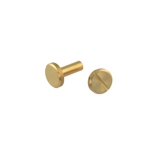 Chicago Screw Brass 12mm (flat)