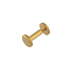Chicago Screw Brass 12mm (flat)