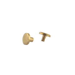 Chicago Screw Brass 5mm (Flat)