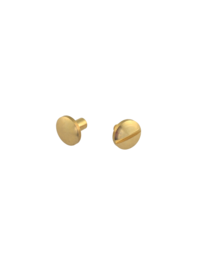 Винт ременной латунный 10х10мм (полукруглый)