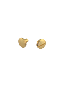 Винт ременной латунный 10х10мм (полукруглый)