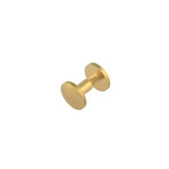 Chicago Screw Brass 10x10mm (Rounded)