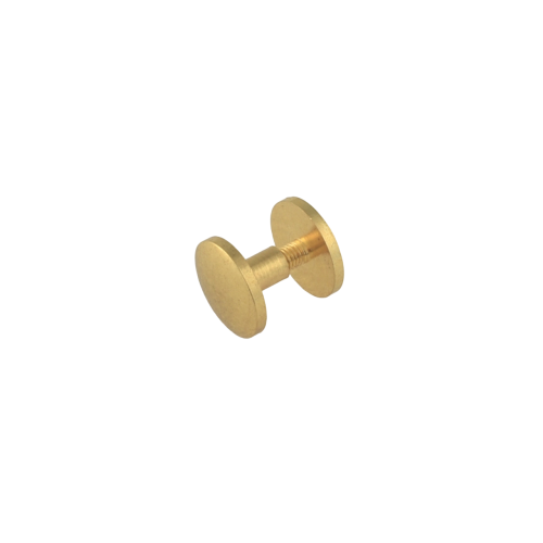 Chicago Screw Brass 6x12mm (Rounded)