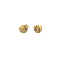 Chicago Screw Brass 8x8mm (Rounded)