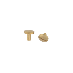 Chicago Screw Brass 8x10mm (rounded)