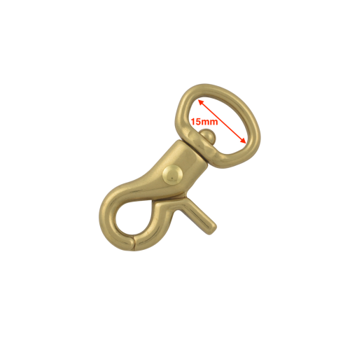 Snap Hook BR-R3 15mm (Brass)