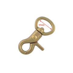 Snap Hook BR-R4 17mm (Brass)