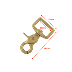 Snap Hook BR-Z069 25mm (Brass)