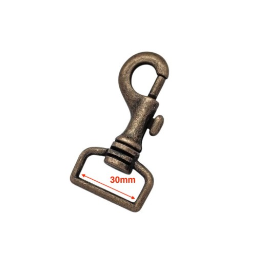 Snap Hook ZAC-1012 30mm (Antique Brass)