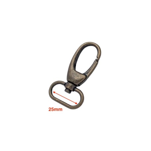 Snap Hook ZAC-1051 25mm (Antique Brass)