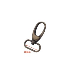 Snap Hook ZAC-1051 30mm (Antique Brass)