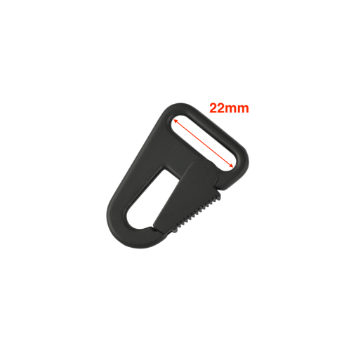 Snap Hook ZAC-3801 22mm (Black)
