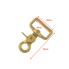 Snap Hook BR-Z070A 30mm (Brass)