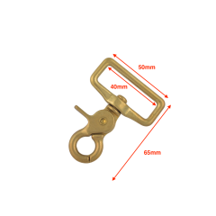Snap Hook BR-Z070B 40mm (Brass)