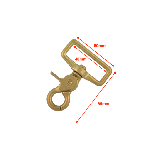 Snap Hook BR-Z070B 40mm (Brass)
