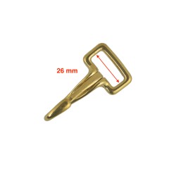 Halter Snap Hook BR-S3 26mm (Brass)