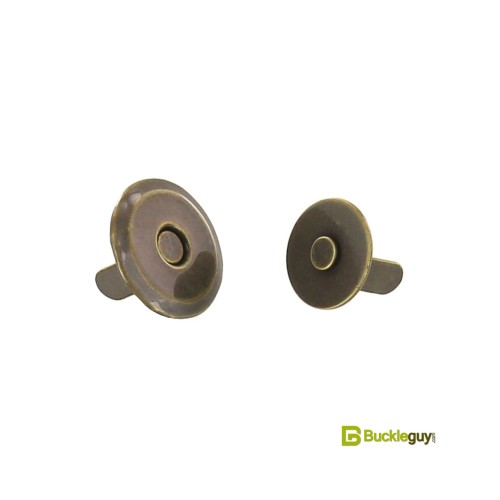 Magnetic snap Buckleguy 14mm (Beveled, Antique)